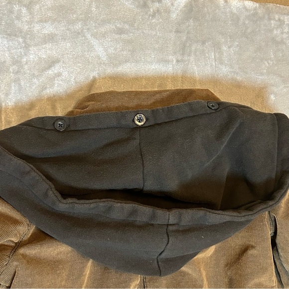 BKE Brown Corduroy Double Breast Insulated Grunge Jacket Coat S Bella Swan Vamp - Picture 14 of 16